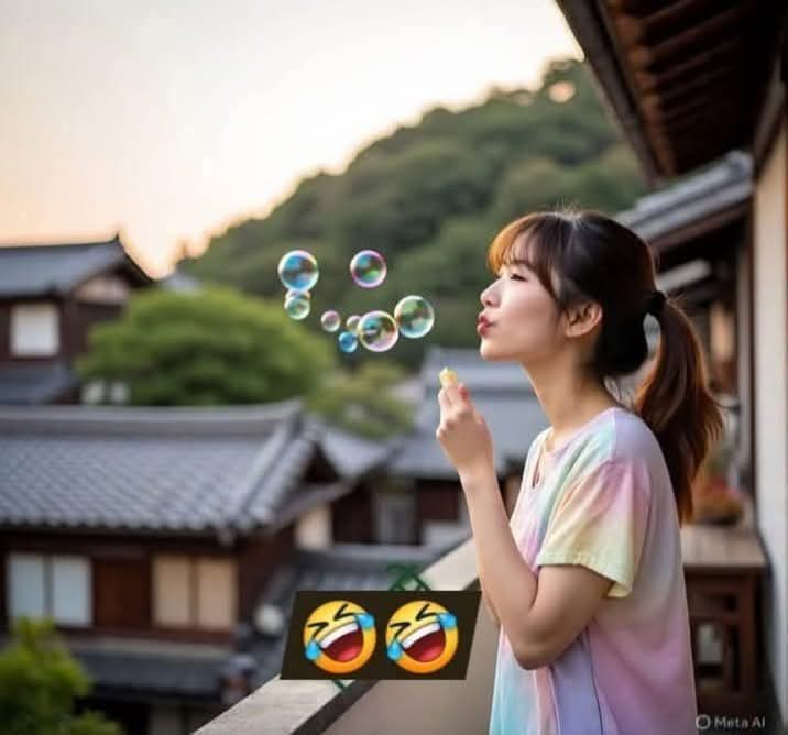 बालकनी में खड़े होकर bubbles उड़ा रही थी
देखकर पड़ोसी ने पूछा– आपकी  दीवाली की सफाई हो गई"...

  मैंने कहा– नहीं... 
ऊंचाई के जाले साफ नहीं हो रहे

एक कप चाय के बदले बेचारा घर के जाले🕸️ साफ करके गया है अभी

कुछ भी कहो... दिल का बहुत अच्छा है "मेरा पड़ोसी"🦥🐒