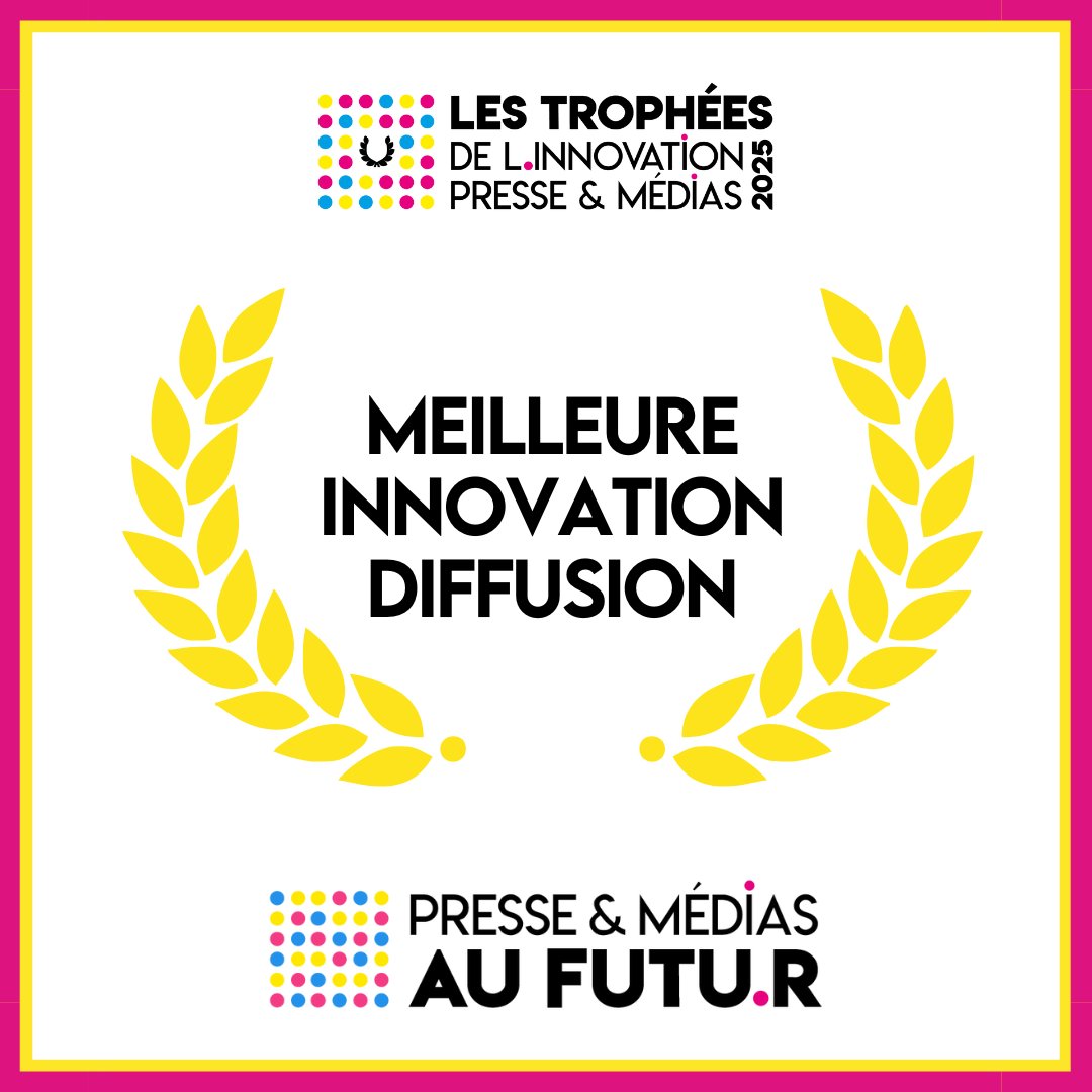 [CATÉGORIE TROPHÉES🏆]
Découvrez les nommés de la catégorie de la Meilleure Innovation diffusion :
> <a href="/laprovence/">La Provence</a> 
> <a href="/Challenges/">Challenges</a> - @NiceMatin
> <a href="/lequipe/">L'Équipe</a>  
> La SIPP, créée par France Messagerie et le SNDP
> OPPER &amp; RICCOBONO

👉Votez ici : urls.fr/rtPcuJ

#trophées