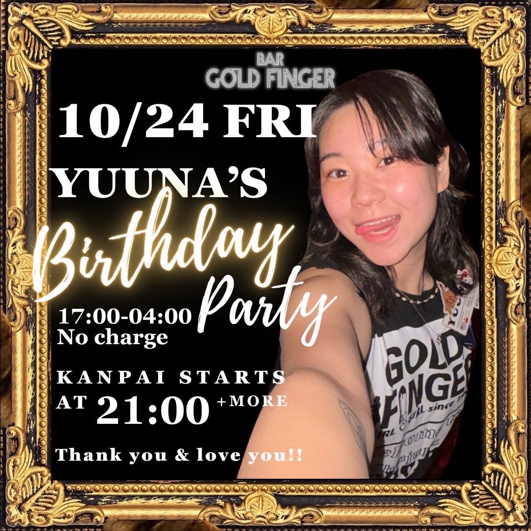 GOLD FINGER since 1991 (@GOLDFINGERTOKYO) / Posts / X