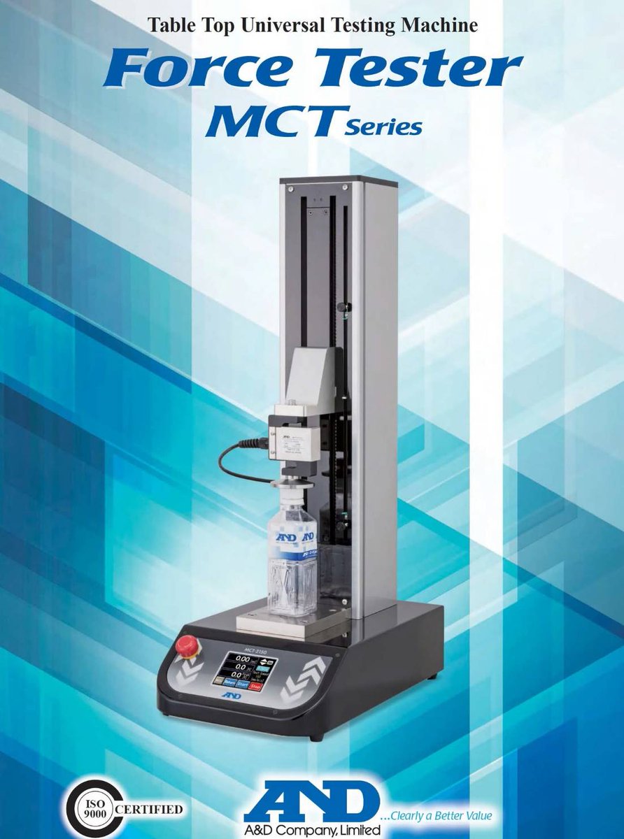workiconth's tweet image. สินค้าแนะนำ : Force Tester (Table Top Universal Testing Machine), Brand: A&amp;amp;D, Model: MCT Series

#ขาย #fyp #ForceTester #TableTopUniversalTestingMachine #testingmachine #forcegauge #digitalforcegauge #MCT #A&amp;amp;D #universaltestingmachine #tensile #tensiletestingmachine #เครื่องวัด