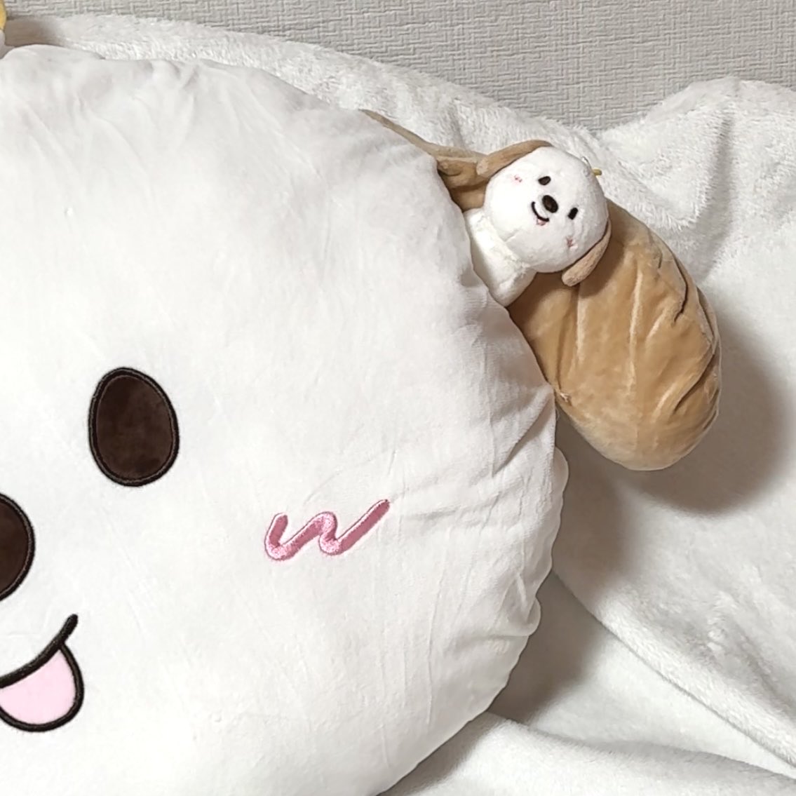 상하이 왕대두멍룡이 쿠션
진짜너무느므크고  귀여워요
꼬옥  끌어안고자야겟다.. 🐶🐶