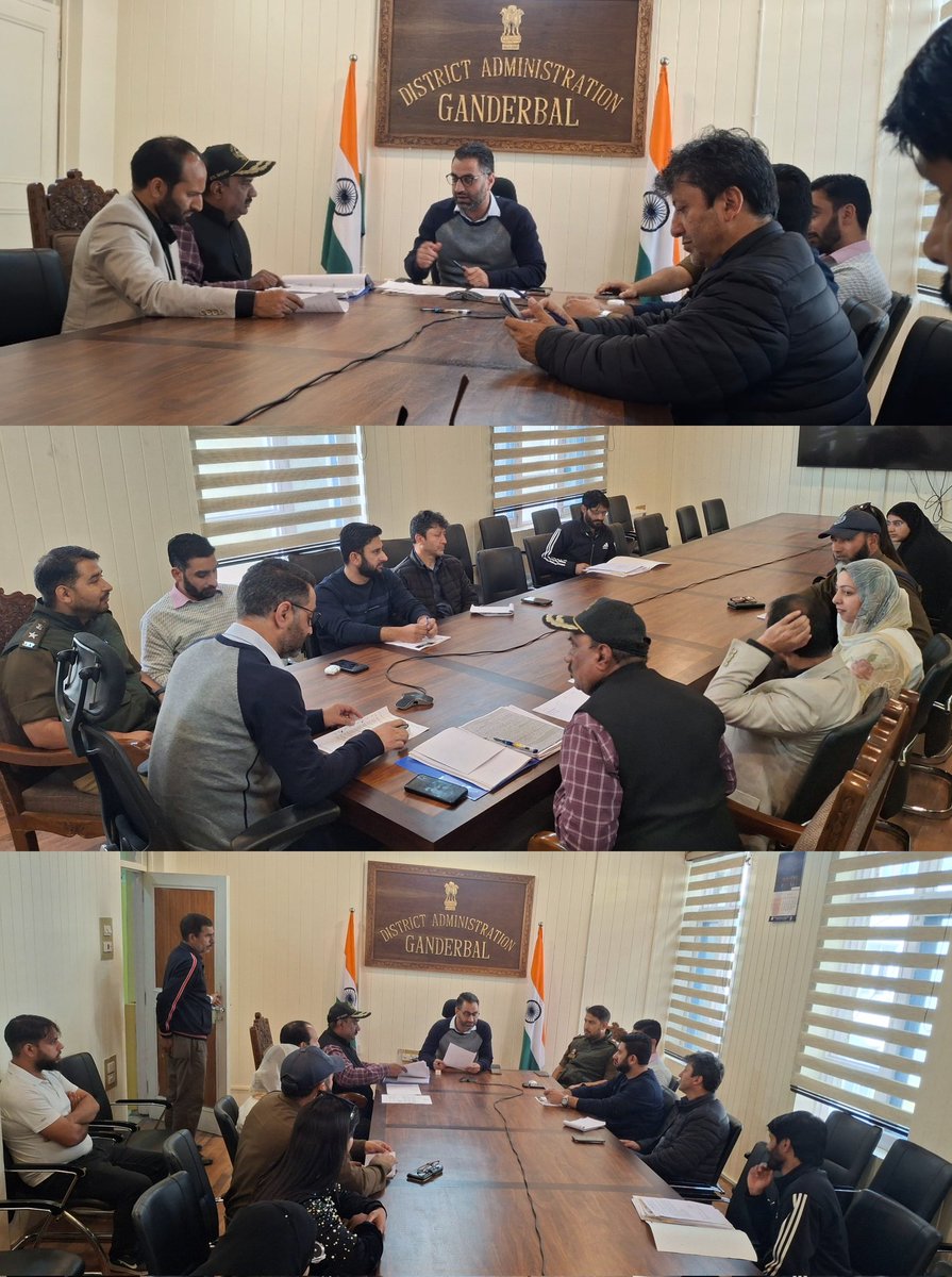 MYB_Srinagar's tweet image. DD My Bharat Ganderbal organized a district-level meeting for #Sardar@150 celebrations, chaired by ADC Fahim Ahmad As per the directions of DC Ganderbal. Key officials attended to finalize the Pad Yatra route & activities under the My Bharat initiative.
#Sardar150  #UnityRun