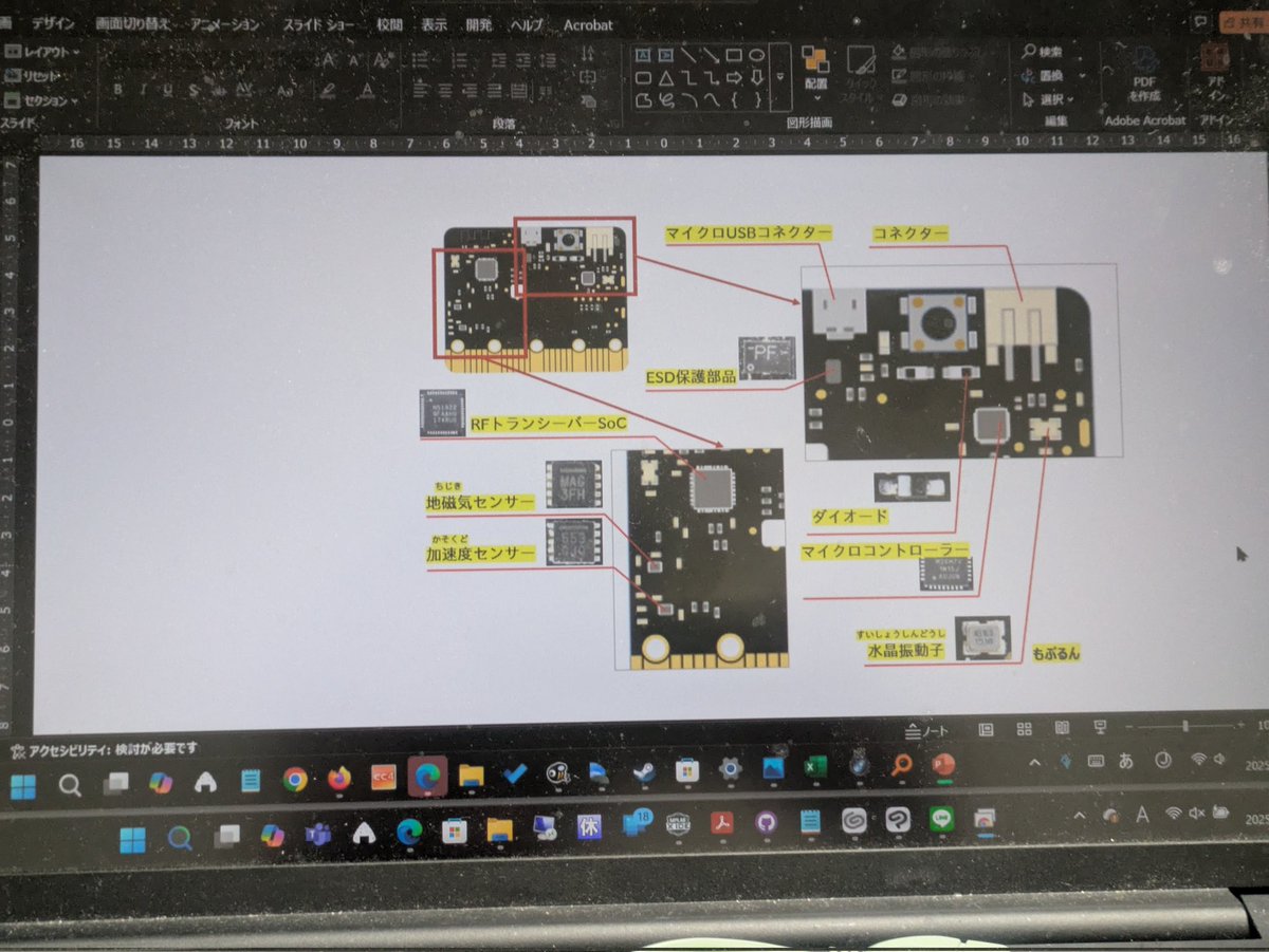 mopurun_elec's tweet image. 昔作ったマイコンボードの解説図を見たくなってファイルを探してました☆
パワポで作ってます☆