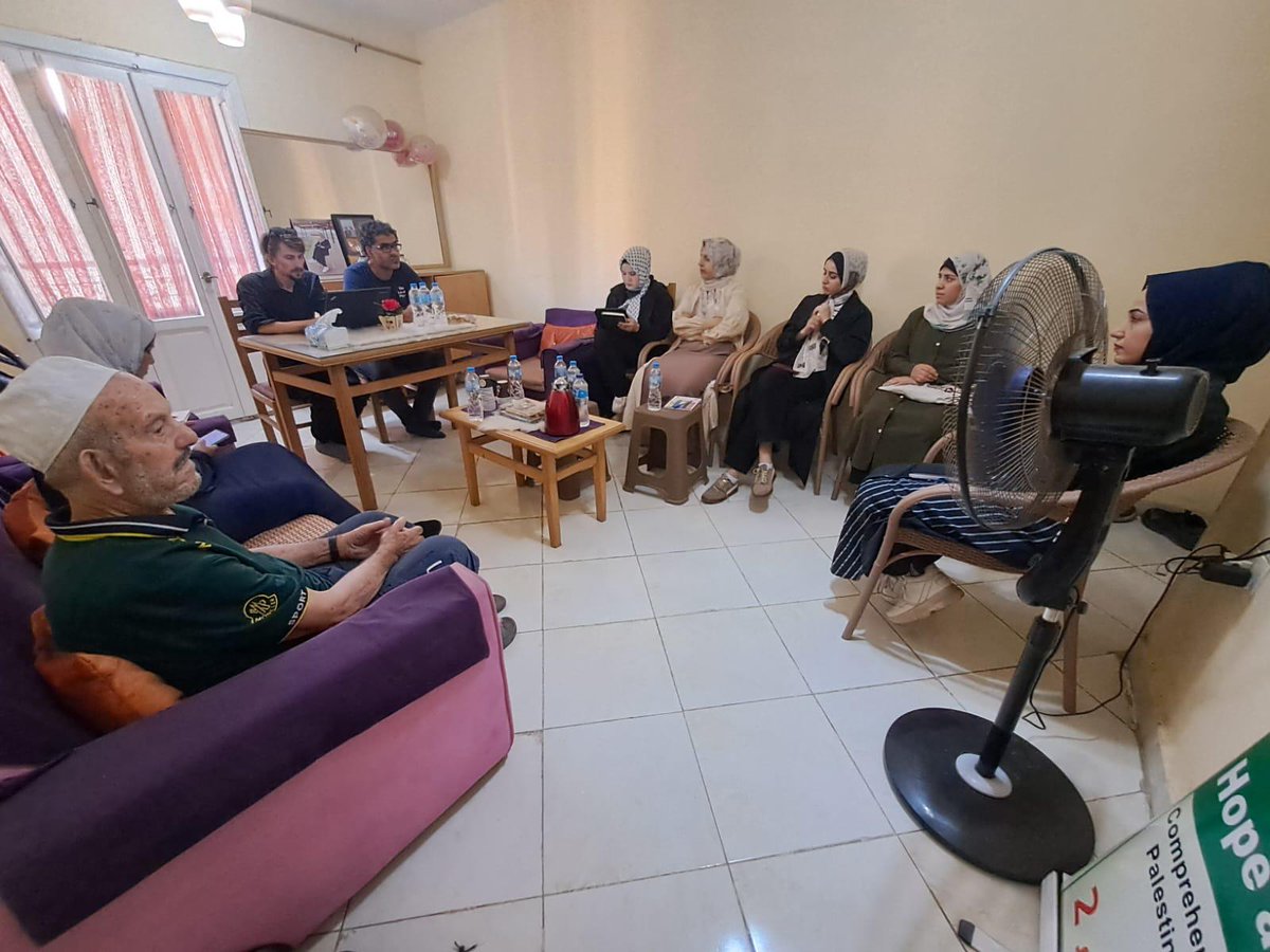 In Cairo’s Al Hayala, #ITF is holding workshops for Palestinian refugees, helping them learn journalism &amp; self-expression as forms of healing &amp; empowerment.
Rebuilding Gaza means more than restoring buildings - it’s about rebuilding people 💪.

Supported by <a href="/MOFAkr_eng/">MOFA</a> 🇰🇷 &amp;ITF