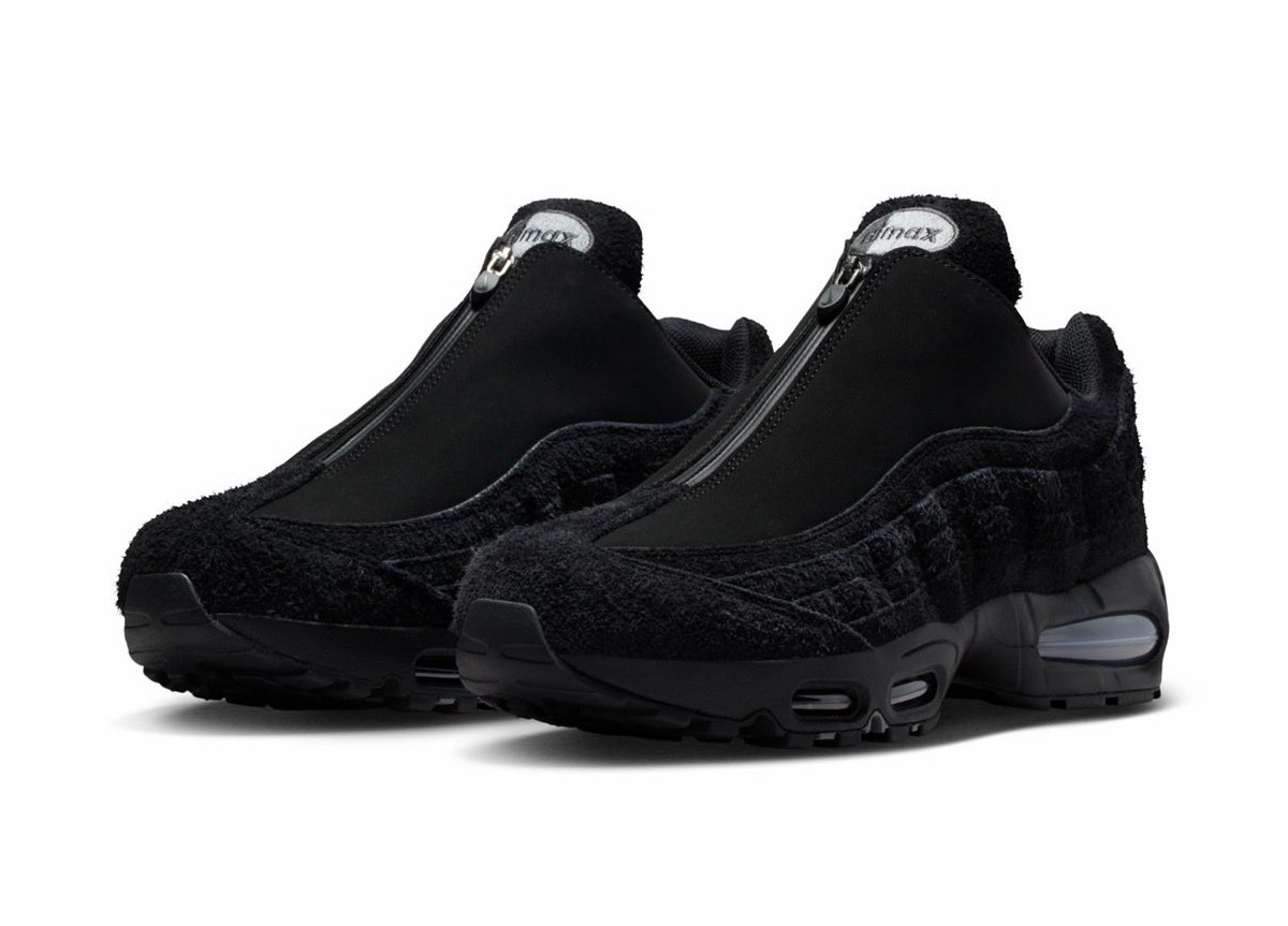 95 NIKE フルジップアップ Nike Air Max 95 Big Bubble Zip SP “Black” & “Navy” Official Image