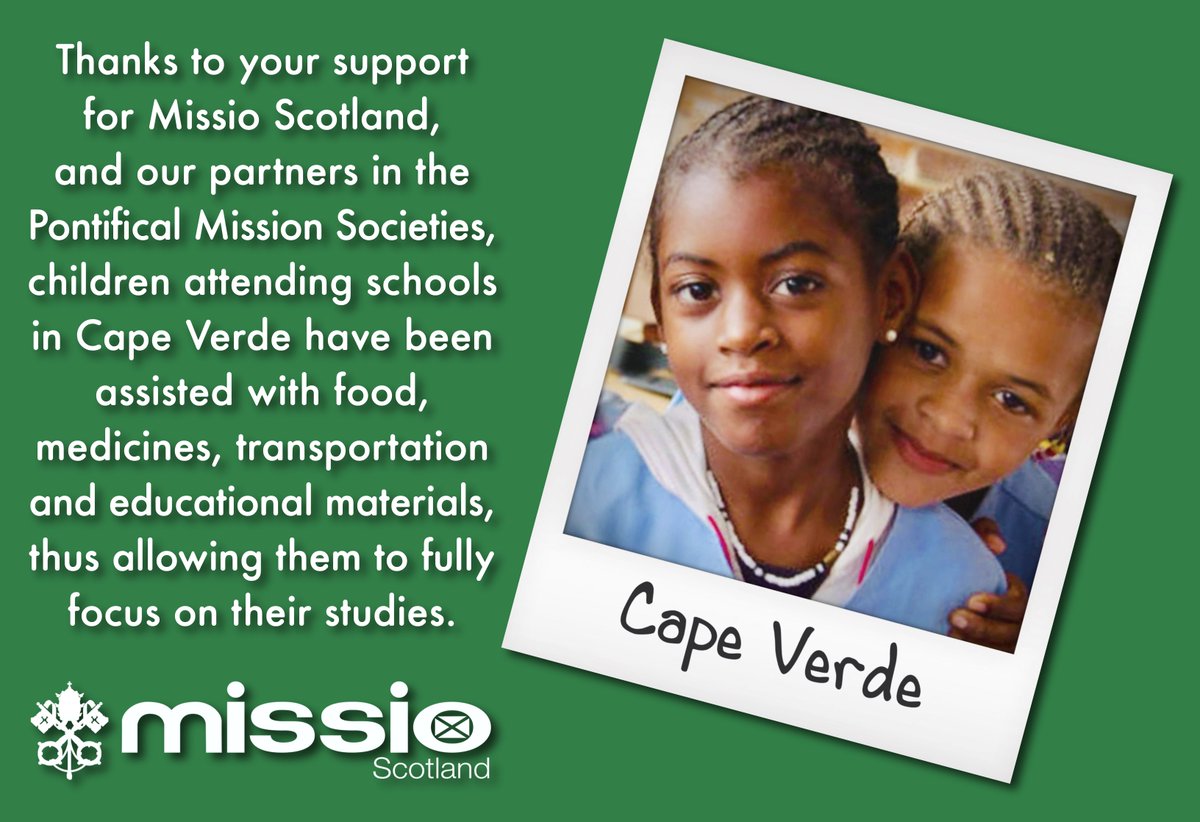 Your support for Missio Scotland, and our PMS partners, allows children to fully focus on their education free of worry!

#MissiosFridayFacts 

<a href="/BishopsScotland/">BCoS</a> <a href="/john_bishopjohn/">Bishop John</a> <a href="/RCArgyllIsles/">RC Argyll-Isles</a> <a href="/SCESDirector/">SCES</a> <a href="/SanctaFamiliaTV/">Sancta Familia Media</a> <a href="/BeingCatholicTV/">Being Catholic TV</a> <a href="/MillHillmission/">Mill Hill Missionaries</a> <a href="/CarfinSpiritans/">Carfin Spiritans</a>