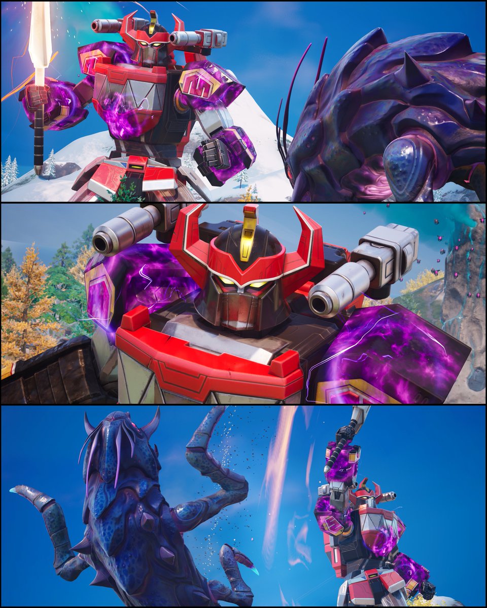 "Activating Megazord Battle Mode!"

Dino Megazord.

#PowerRangers #Fortnite #FortniteShockNAwesome #FortniteChapter6Season4 #Fortography #VirtualPhotography