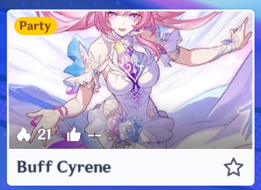 gh53h54w2's tweet photo. theyre using the new genshin minigame shit to ask for cyrene buffs https://t.co/HYLzxZd8j2