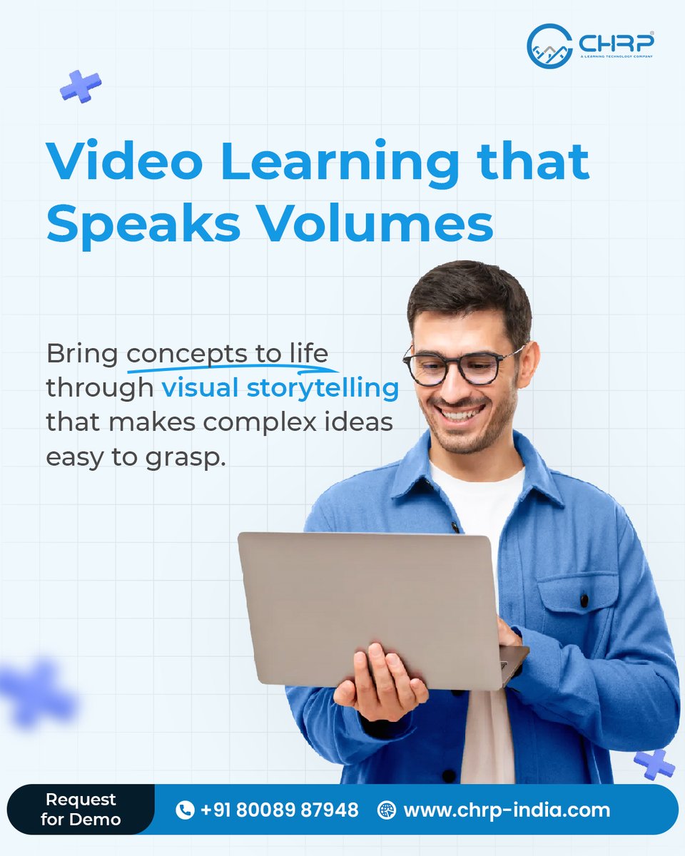 chrp_india's tweet image. Video learning that sticks.

@chrp_india  brings concepts to life with visual storytelling - making complex ideas simple, engaging, and memorable. 
🌐 chrp-india.com | 📩 reach@chrp-india.com | 📱 +91 80089 87948

#CHRPINDIA #VideoLearning #CorporateTraining