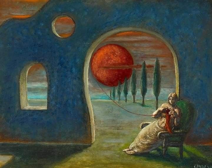 The Cosmic Knitter, by Edgar Ende