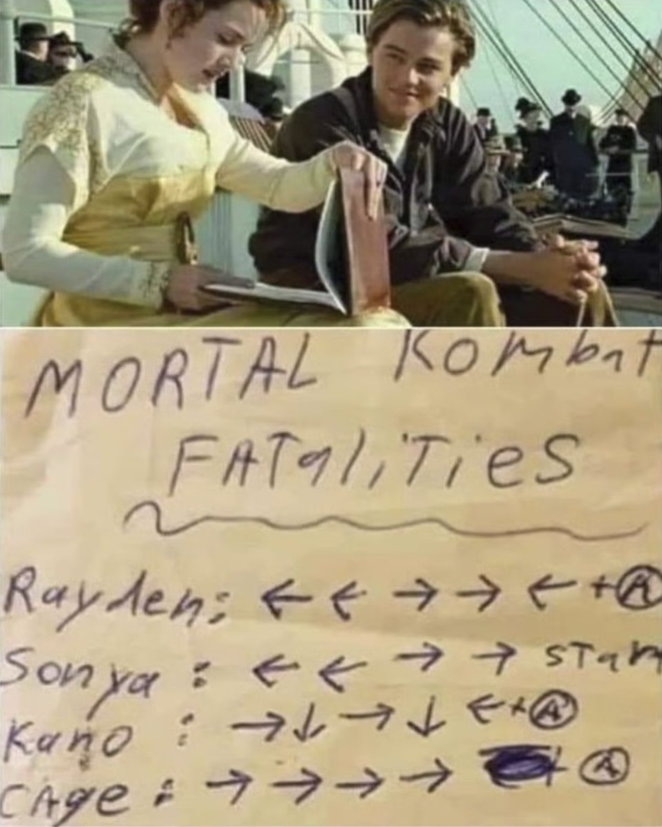 ravengoth69's tweet photo. There was something special about childhood.
When we used to write down Mortal Kombat combos on yellowed pieces of paper, share those “secret” codes with friends, and practice performing fatalities on old button controllers

The magic of arcades was in those days before the internet, when your handwritten notes were your personal gamer’s library