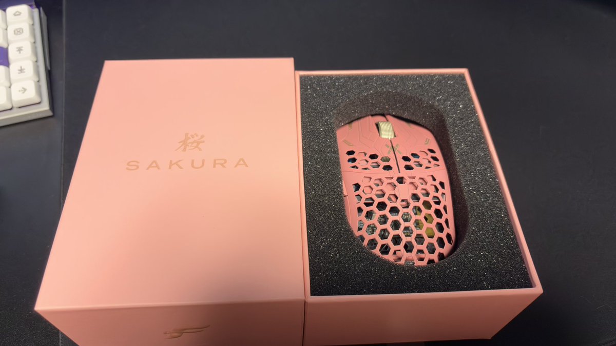 OLu2s's tweet photo. 可愛いマウスきた https://t.co/CneDNIkbHD