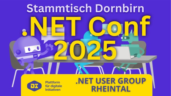 marcmenghin's tweet image. Save The Date! .NET Conf 2025 steigt weider im November auch in Dornbirn diese mal aber in neuer Location am Fischbach. Anmeldung und mehr Informationen wie immer auf Meetup: meetup.com/dotnet-user-gr… 

#vlbg #dotnetdev #dornbirn #dotnetconf