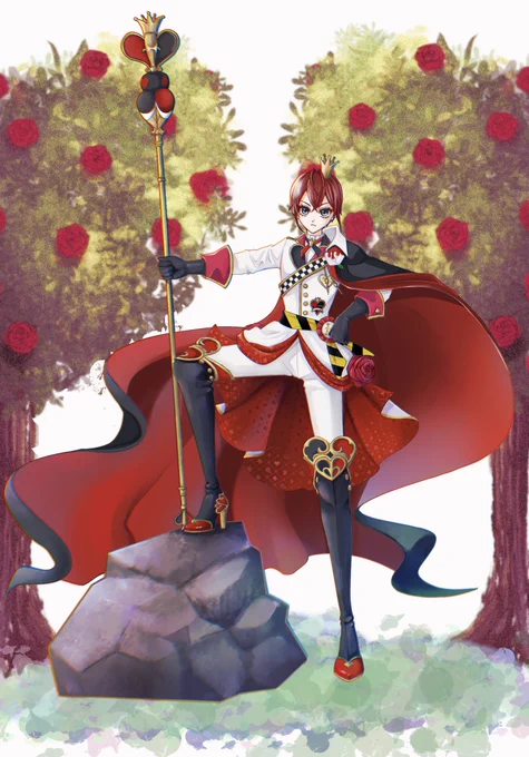 #ツイステアニメ薔薇メーターキャンペーン グリムと監督生、ハーツラビュル寮生たちの活躍を楽しみにしております