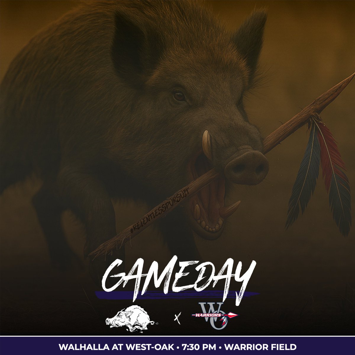 WalhallaHSFBall's tweet photo. ‼️RIVALRY GAMEDAY‼️ 
TONIGHT / 7:30PM / AT WEST-OAK
#relentlesspursuit https://t.co/vAx6RSPkJ5