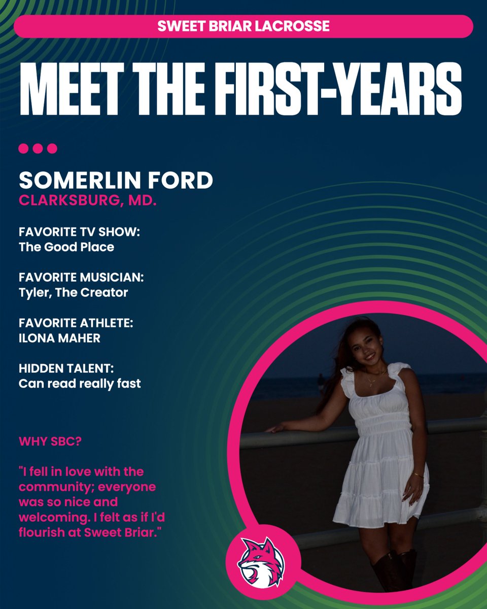 In this week’s #firstyearfriday, get to know Somerlin Ford!

We are patiently waiting until the spring season, so we can watch her take the field!

#upupsweet x #vixenFIERCE x #PASSION