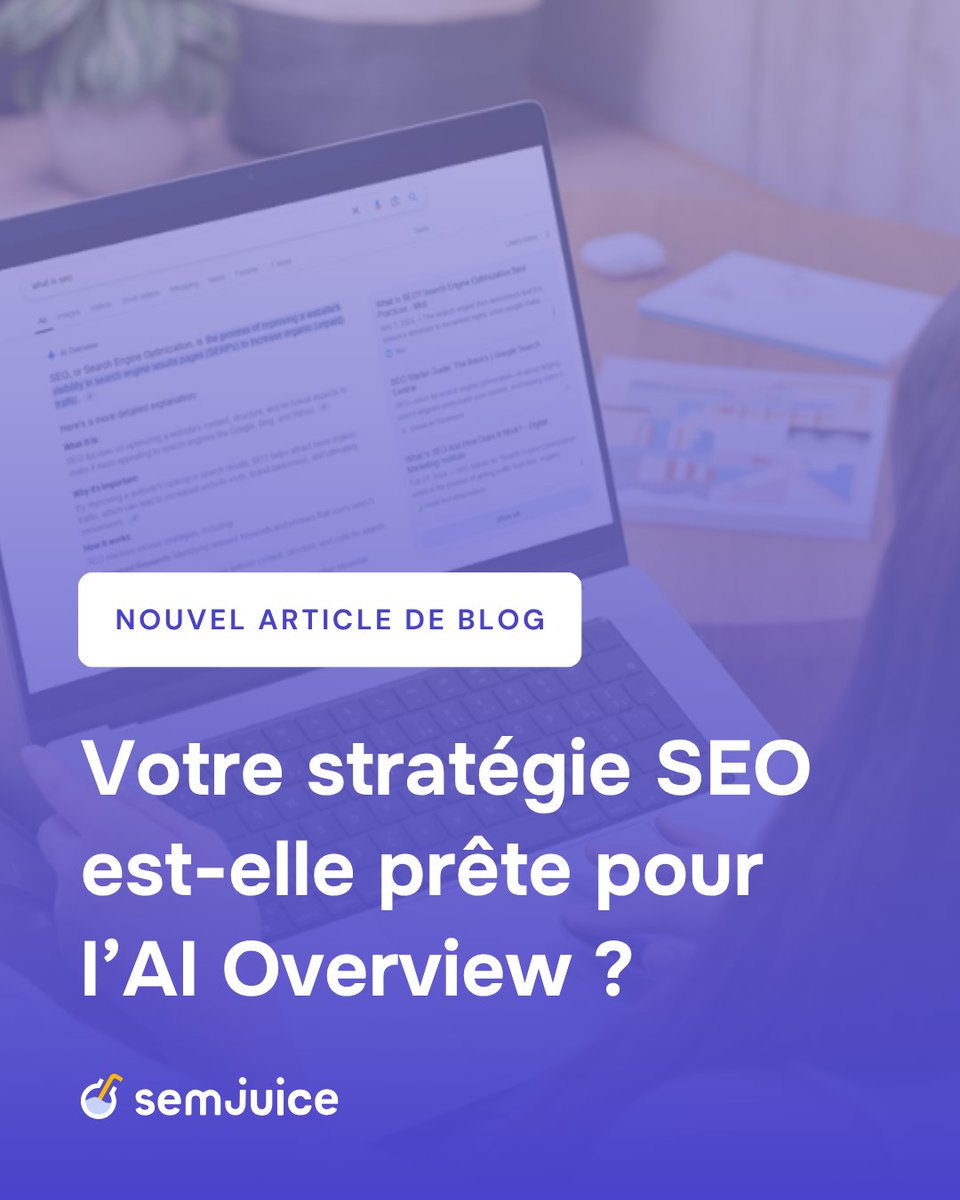 SEM_JUICE's tweet image. 30% des requêtes #Google passent par l&apos;#AIOverview

Résultat : moins de clics, mais plus de valeur pour les contenus premium.

👉 Votre stratégie #SEO est-elle prête à s’adapter ?

🔗On fait le point ici : semjuice.com/google-ai-over…