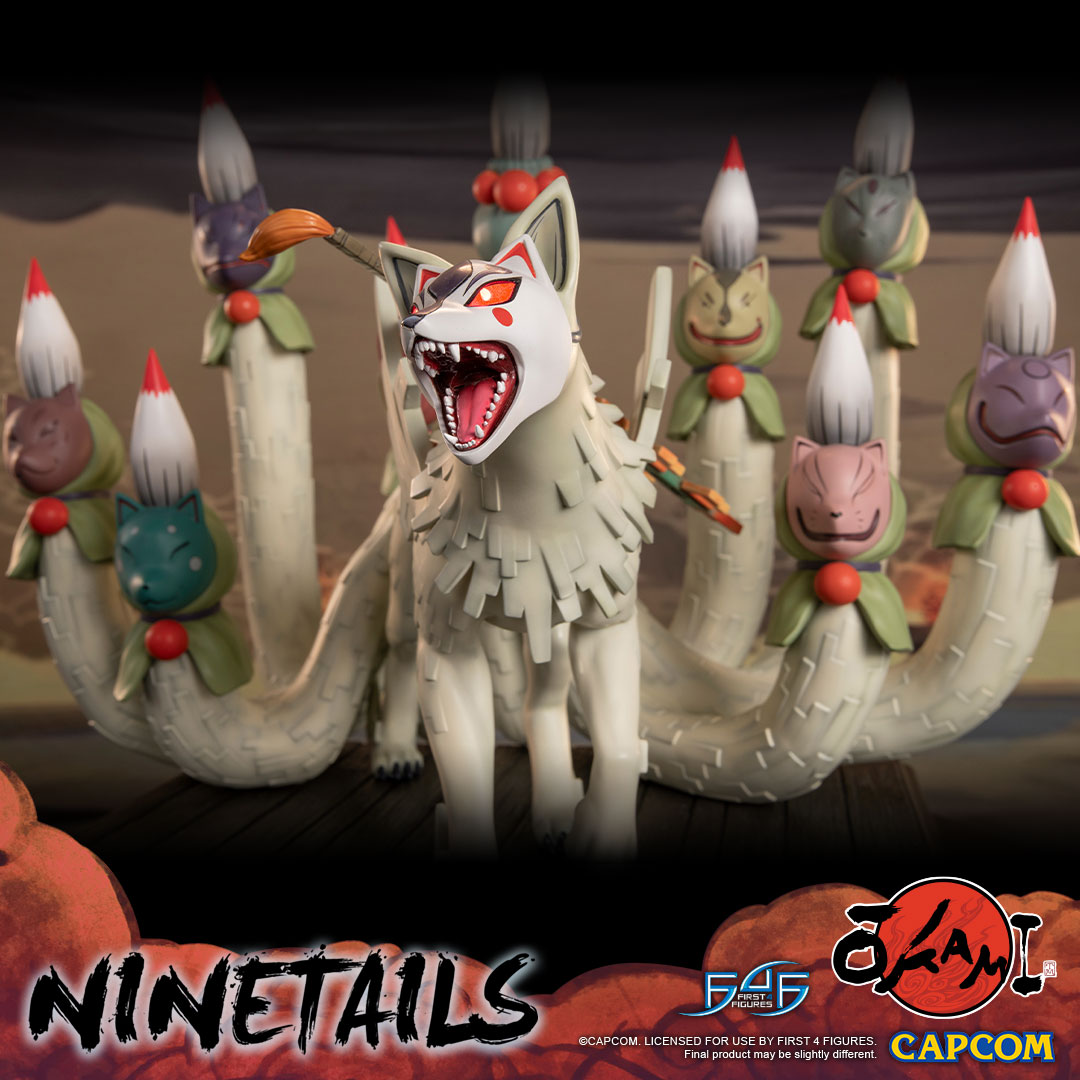 First4Figures's tweet image. NINETAILS PRE-ORDERS OPEN IN 4 DAYS!

The Definitive Edition includes an interchangeable head for Ninetails with a powerful barking expression. Compare it to the other head, locked in a deadly bite on the Ninestrike glaive. Also check out the additional Ninestrike glaive that can…