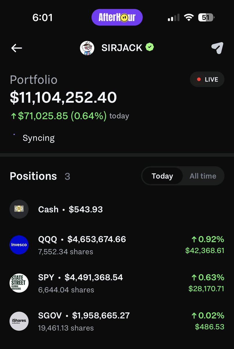 imkevinxu's tweet image. new all time high!
$11.1M net worth with $10M in 401k
extremely grateful to the us stock market. investing is the best path to wealth creation ever.