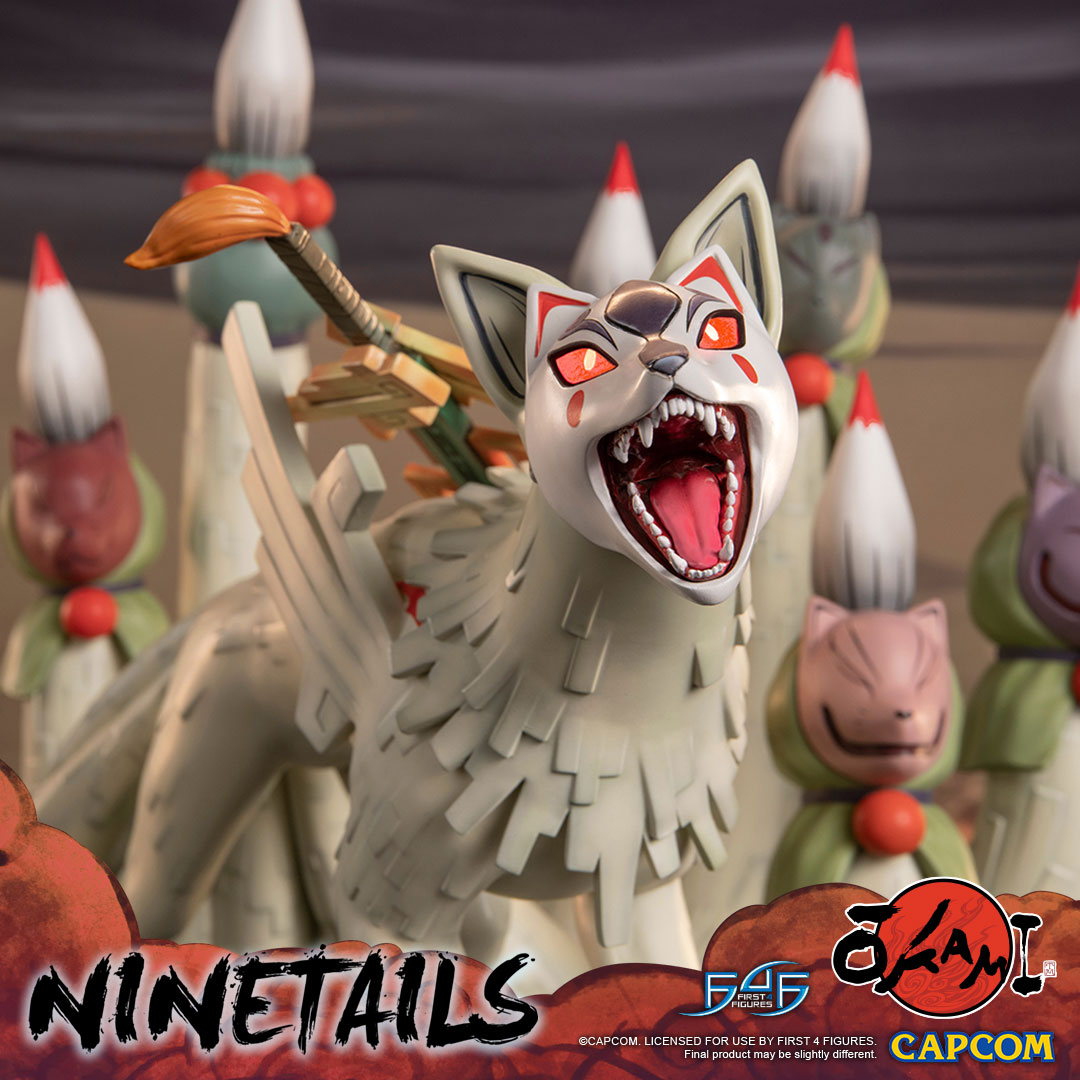 First4Figures's tweet image. NINETAILS PRE-ORDERS OPEN IN 4 DAYS!

The Definitive Edition includes an interchangeable head for Ninetails with a powerful barking expression. Compare it to the other head, locked in a deadly bite on the Ninestrike glaive. Also check out the additional Ninestrike glaive that can…