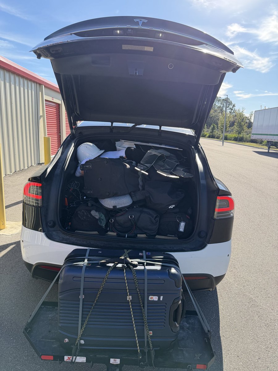 <a href="/TeslaOwnersFL/">Tesla Owners Florida</a> <a href="/jettypark/">Jetty Park</a> All Packed up with Supplies for CyberCamping 📐⛺️