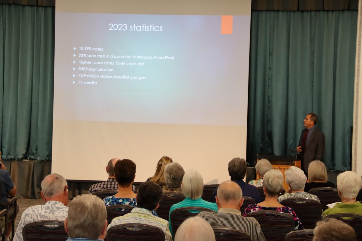 This month’s Coffee Connections brought an informative and enjoyable session with Dr. Craig Rundbaken. His presentation, “Valley Fever: What Every Arizonan Needs to Know,” offered practical tips on prevention, symptoms, &amp; treatment to help us all stay healthy in a desert climate.