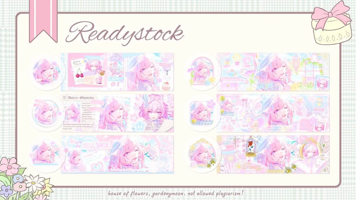 gardenymoon's tweet photo. 🌷 any interaction would be appreciated

hellaur semua! vani membawa 6 layout ready CYRENE IMPACT yang bisa langsung dijemput lewat dm vanii >__< prici di alt yaa, yuk jemput si cantik! 🐇💗

#zonauang #zonaba #zonajajan https://t.co/RkDam3sLwE