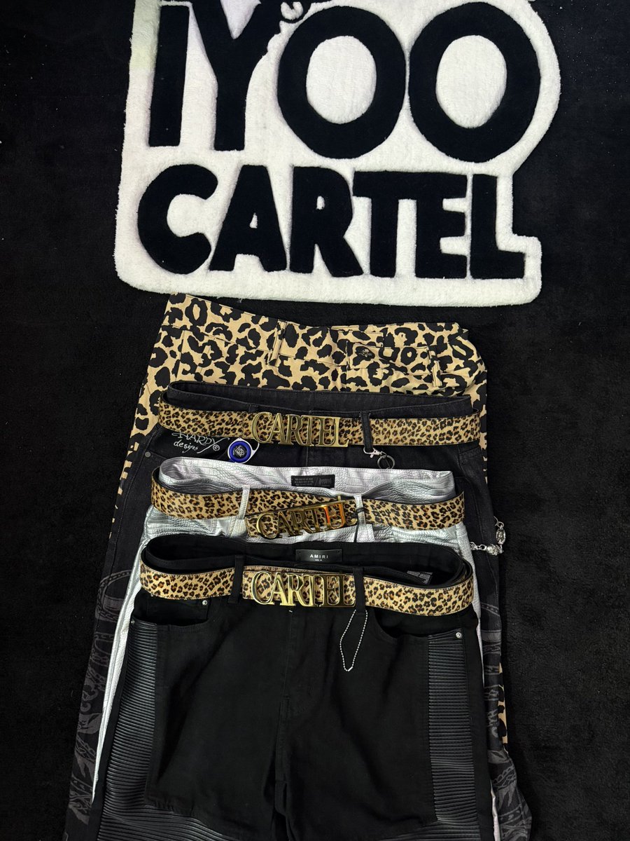 CARTEL LEOPARD LEATHER BELTS. 

AVAILABLE 🐆 100K NAIRA  . LIMITED 🅿️