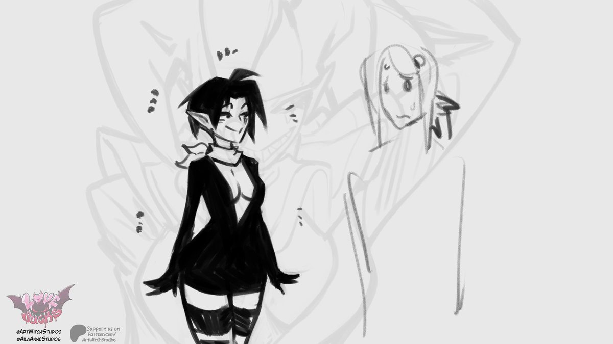 Crescent Valley has many secrets under the surface of a historic college down. Some of those secrets and bigger and more literal than others.

#sketch #art #gamedev #monster