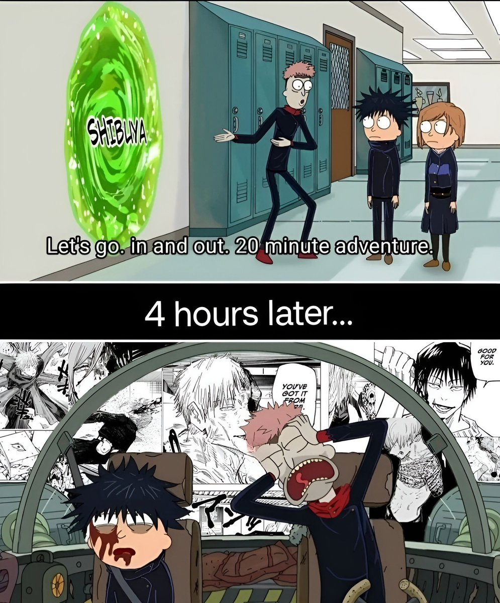 animeposts's tweet photo. The Shibuya incident was crazy 😭 https://t.co/E5ffA9WzXX