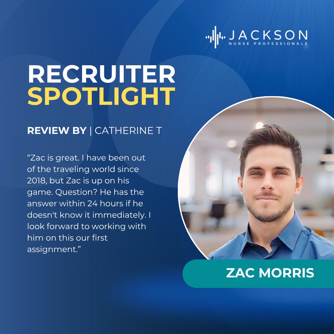 JNPnurse's tweet photo. Meet one of our amazing recruiters connecting nurses to life-changing opportunities! 🌟
We’re so grateful for the heart and dedication our team brings every day.

#TeamJNP #RecruiterSpotlight #NurseJobs https://t.co/mt4I2G6gsz