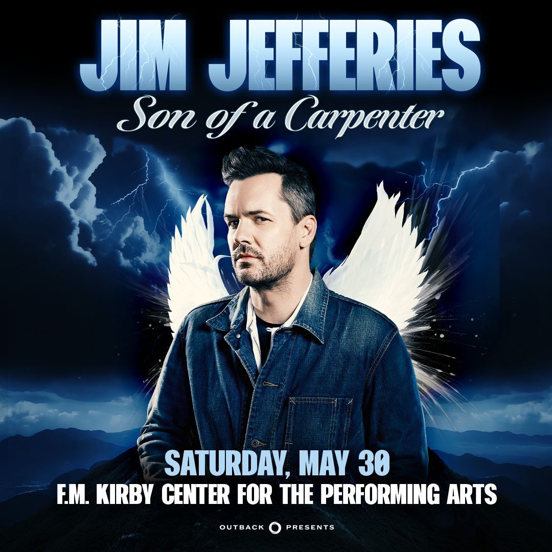 F.M. Kirby Center (@fmkirbycenter) on Twitter photo ON SALE NOW ๐๏ธ ๐คฃ 
Jim Jefferies brings his Son of A Carpenter Tour to the #FMKirbyCenter next year ๐ 
Get your tickets and start the countdown NOW ๐ฑ๏ธ โก๏ธ buff.ly/tRy7M60 ON SALE NOW ๐๏ธ ๐คฃ 
Jim Jefferies brings his Son of A Carpenter Tour to the #FMKirbyCenter next year ๐ 
Get your tickets and start the countdown NOW ๐ฑ๏ธ โก๏ธ buff.ly/tRy7M60