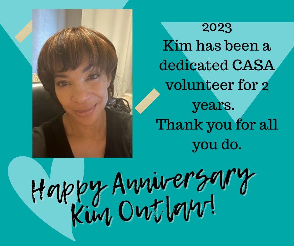 Thank you Kim, for all you have done for the children you have served.  We appreciate your dedication to the children and our office.