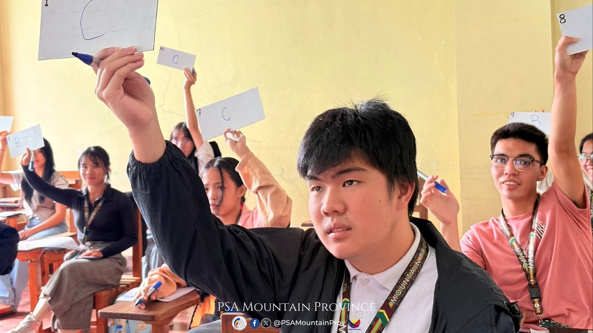 PSAMountainProv's tweet image. 𝐒𝐓𝐀𝐓𝐒𝐍𝐀𝐏𝐒 📷 | A glimpse of the energy and excitement from the first-ever Statistics Festival at Mountain Province State University, held earlier today!
(this is a developing story)
#StatisticsFestival #statisticsmonth2025 #NSMC2025