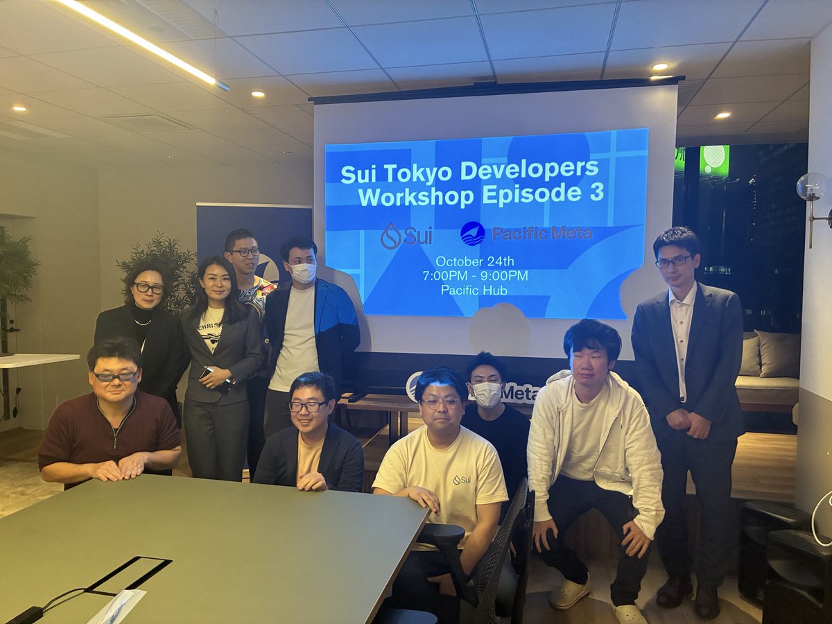 Sui Tokyo Developers Workshop [Episode 3]】ご参加ありがとうございました！ ◇共催：Sui(@SuiNetwork)さま  ◇講師：高橋 祐貴(@yuki_solana)さま 3回にわたる充実したワークショップが無事終了しました。  イベントに関わってくださったすべての皆様に、改めて心より ...