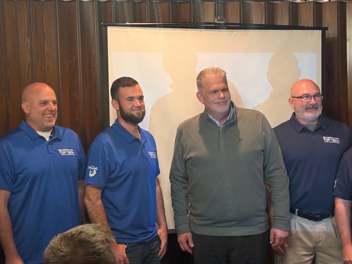 CSTKInc's tweet photo. Congratulations to Aaron Hunt, CSTK East Technician, for finishing in the Top 3 at the 2025 Thermo King Top Tech Competition! We’re proud to have Aaron representing CSTK and can’t wait to see what’s next at the Thermo King Dealer Meeting in San Antonio. https://t.co/XMOWAT8GtO