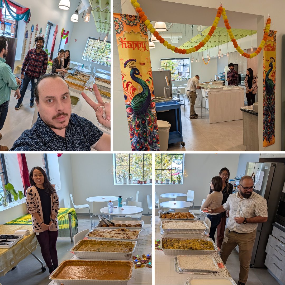 HarbingerHlth's tweet image. Earlier this week, our team came together to celebrate Diwali, the Hindu Festival of Lights. From decorating the office to enjoying a traditional meal together, the event was a great way to celebrate the diverse traditions that make our team so special.