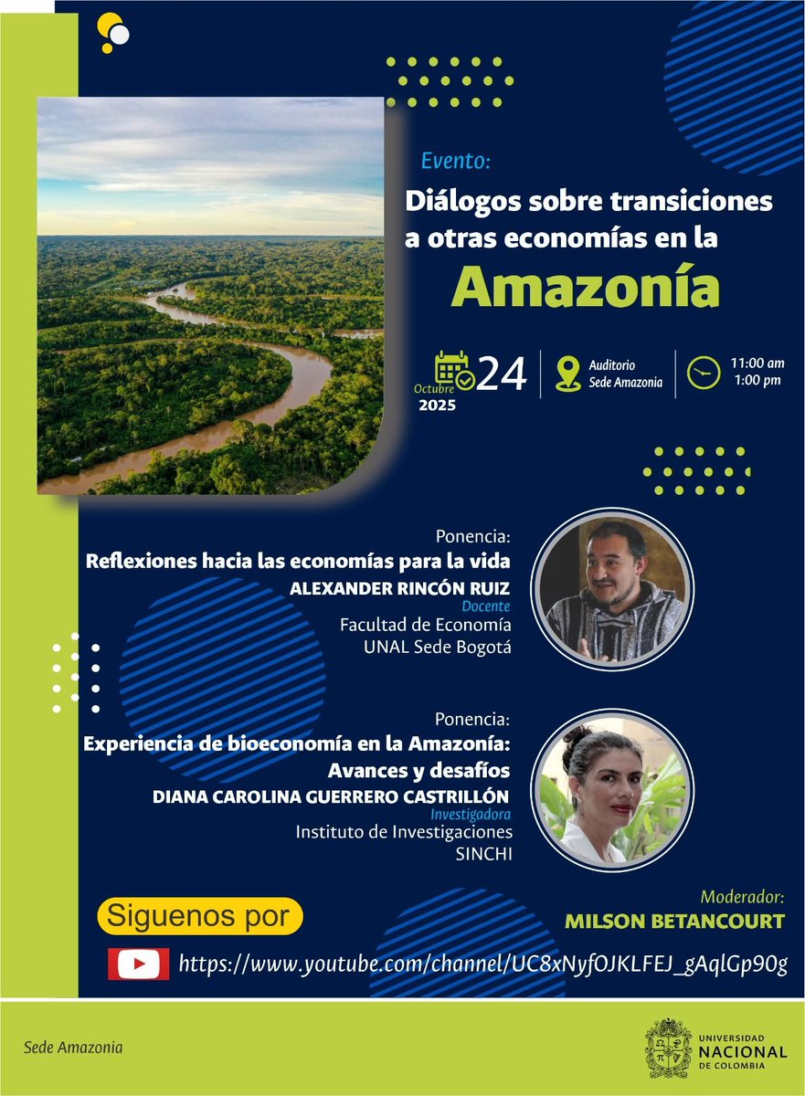 Economía, Ambiente y Alternativas al Desarrollo. tweet media