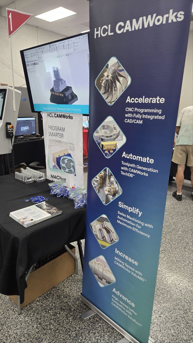 CAMWorks's tweet image. Join us on the Journey of the Part, partnering with Ellison Technologies and GSC to unleash the power of cutting-edge AI-based automation in @CAMWorks  for @SOLIDWORKS  - bringing designs to life with precision &amp;amp; efficiency! 

Know more: lnkd.in/g9ZrtZw