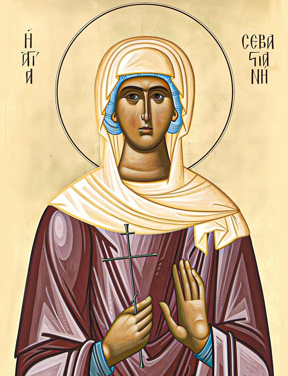 🔸 October 24 - Saint Sebastiane of Heraclea 🔸

Today, we commemorate the Holy Martyr Saint Sebastiane of Heraclea. A disciple of the Apostle Paul, she lived and struggled in the city of Marcianopolis (modern day Devnya, Bulgaria), during the reign of Roman Emperor Domitian