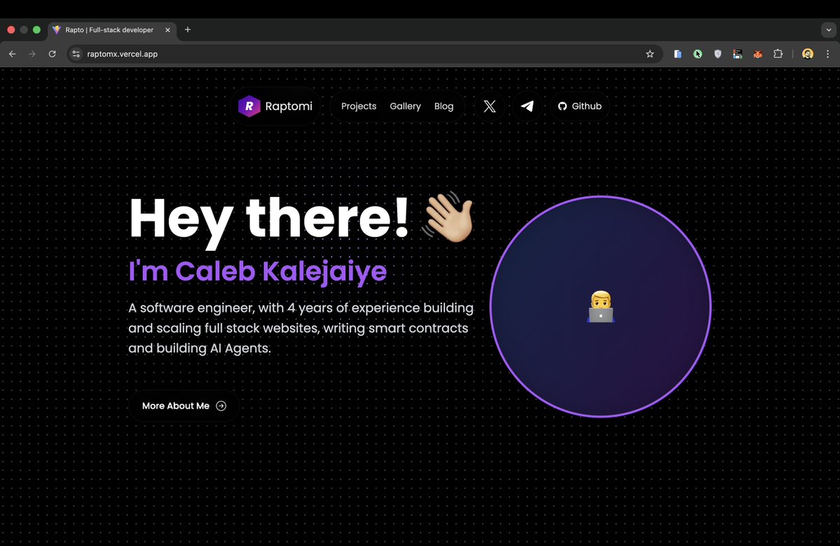 heyrapto's tweet image. I spent 3 months building what is undoubtedly one of my most scalable, full-stack, company-level project.
But this time, I’m open-sourcing it to help fellow software engineers to finally get that portfolio done!
Give the repo a star ⭐️