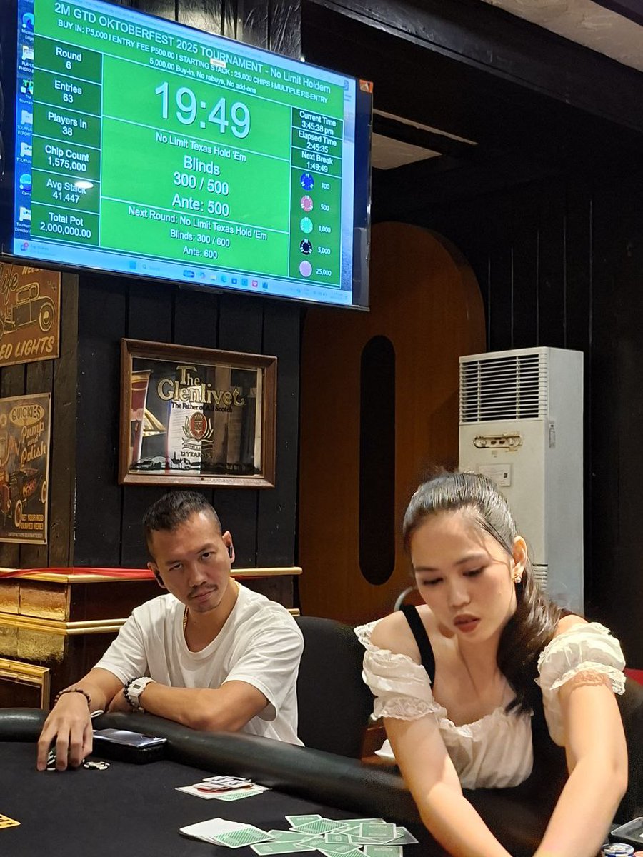 wildacespoker's tweet image. 🔥 OKTOBERFEST DAY 1C IS A WRAP! 🔥
Another thrilling day of cards, bluffs, and big moves at Wild Aces Poker Room!
Huge thanks to all the players who gave it their all — the excitement keeps building as we head toward Day 2! ♠️♥️

#OktoberfestAtWildAces #WildAcesPoker #Day1C