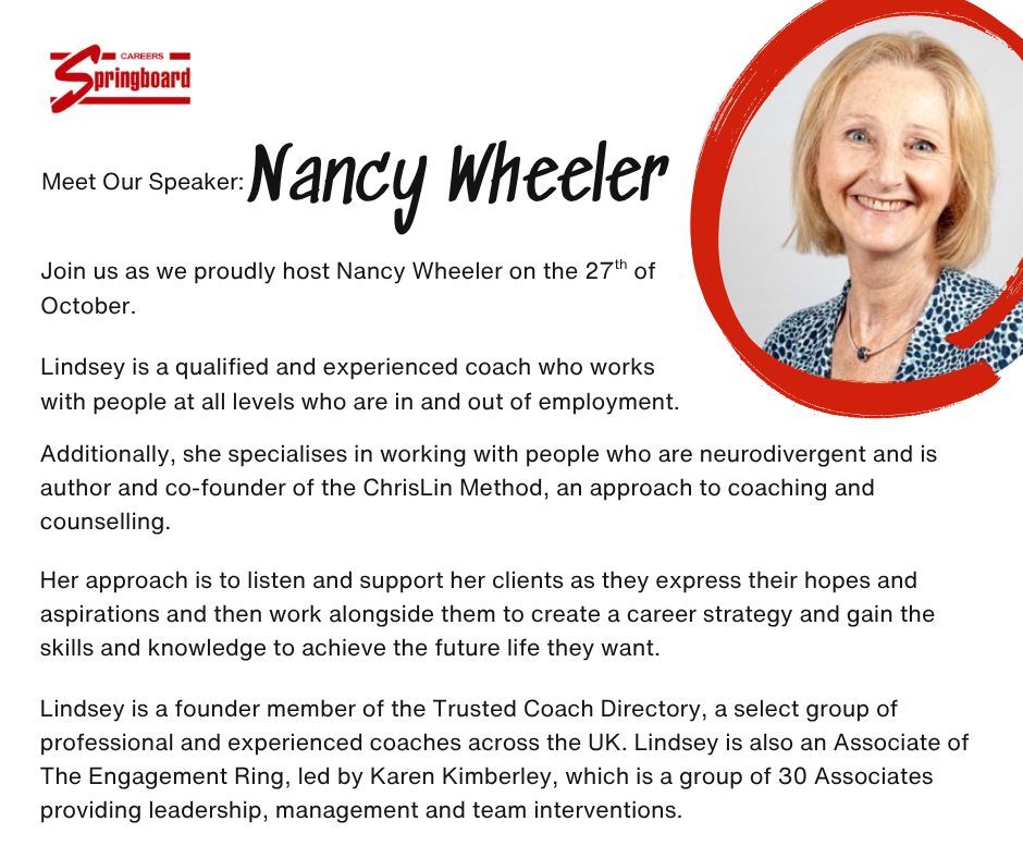Feeling stuck in your job search? You’re not alone, and you don’t have to do it alone.
When rejections pile up or progress feels slow, it’s easy to lose confidence. That’s where coaching can make a real difference.
👉 Register free: careersspringboard.org.uk/register/

#CareerCoaching