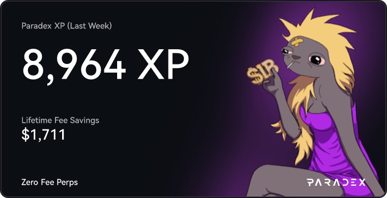 Alexizis_25's tweet photo. I was waiting for the @paradex XP distribution like a child waiting for Christmas ! 🎁 

I´m not disappointed !! 🔥🔥

Paradex is EndGame 

#paradex #dime #dave #airdrop #btc #crypto https://t.co/t8unzjSuqU