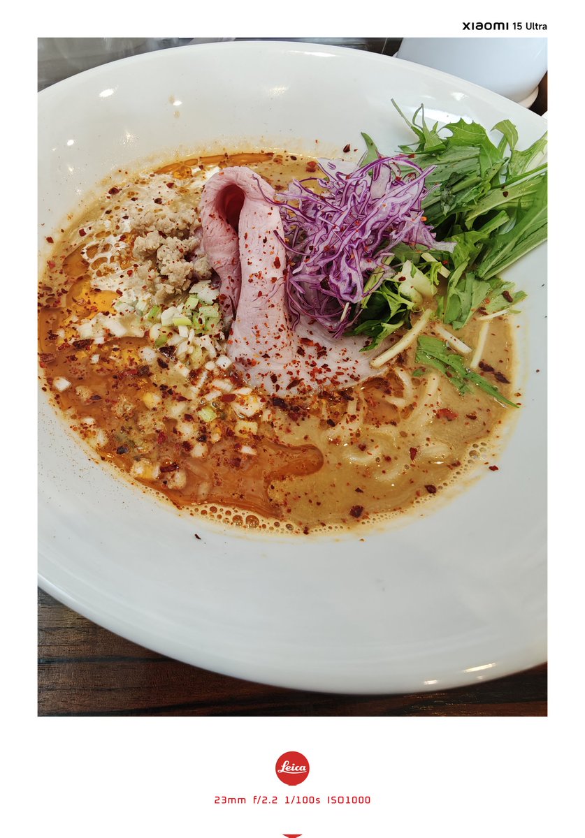 Qurea24's tweet photo. 先日は仕事で青森市に。
久しぶりに麺屋一翔さんへ
なかなか行けませんでしたが、
やっぱり美味しかったです。
写真は、海老薫る担々麺。

#麺屋一翔 
#Xiaomi15ultra
#青森市 https://t.co/Rlw6669rQ0