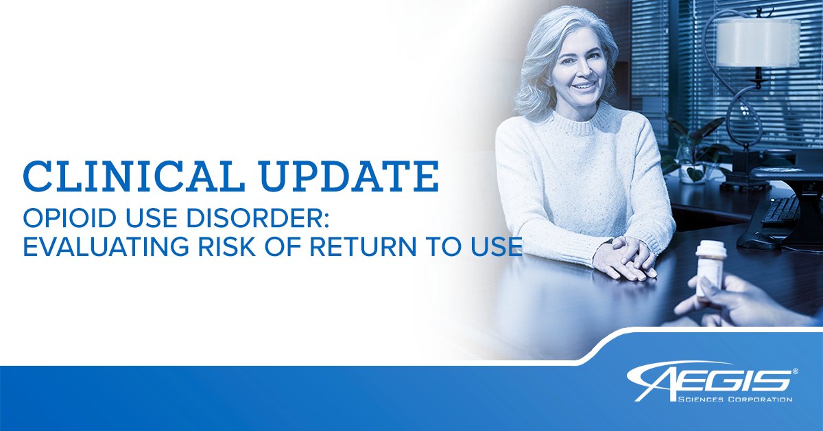 In this month's clinical update, we explore evidence-based insights and practical strategies to help clinicians better understand, detect, and address recurrence risk.

Clinical Update: aegislabs.com/clinical-updat…

#AegisLabs #OpioidUseDisorder #OpioidEpidemic #OpioidCrisis