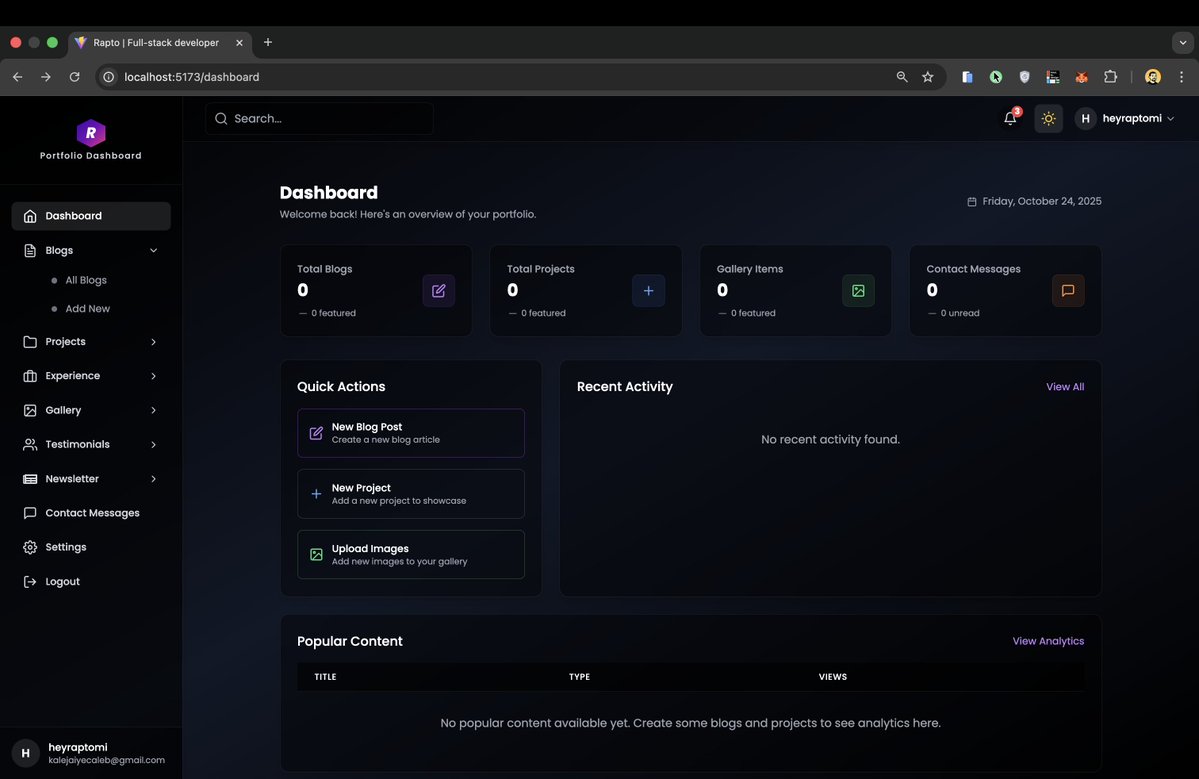 heyrapto's tweet image. I spent 3 months building what is undoubtedly one of my most scalable, full-stack, company-level project.
But this time, I’m open-sourcing it to help fellow software engineers to finally get that portfolio done!
Give the repo a star ⭐️