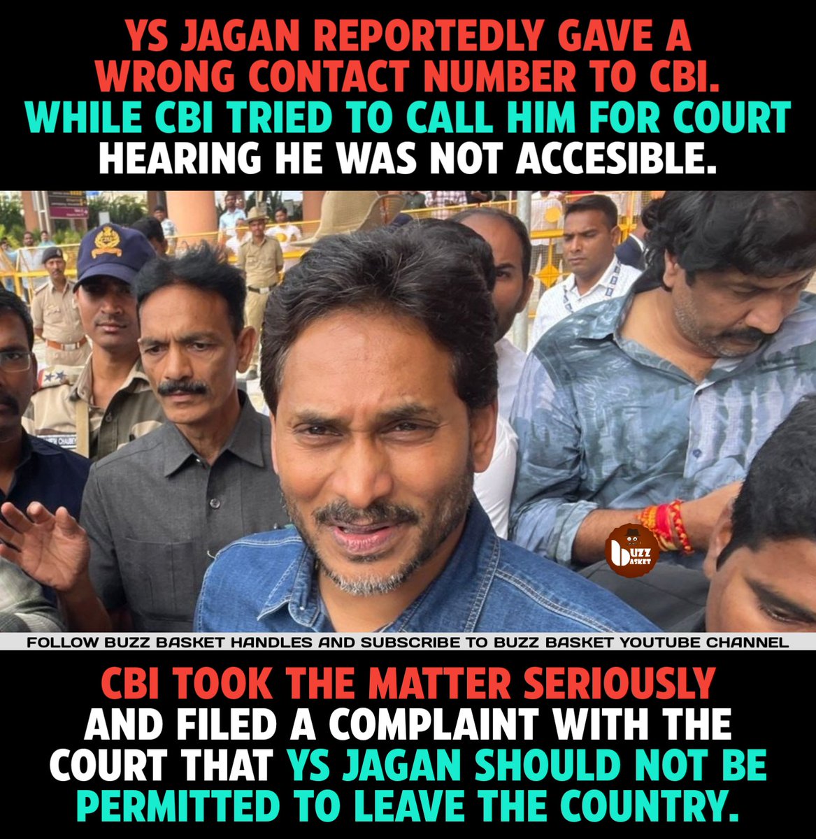 #YsJagan gave a wrong contact number to #CBI 

#YSjaganmohanreddy #Ysrcp