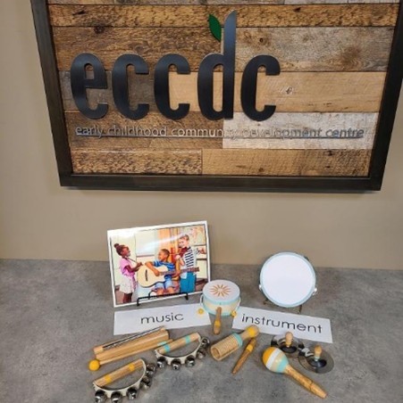 Add a little rhythm into your early learning environment with this fun kit of wooden musical instruments! Shimmy and shake on over to our office at 3550 Schmon Parkway to learn more about the variety of materials available for borrowing to support music and movement experiences!