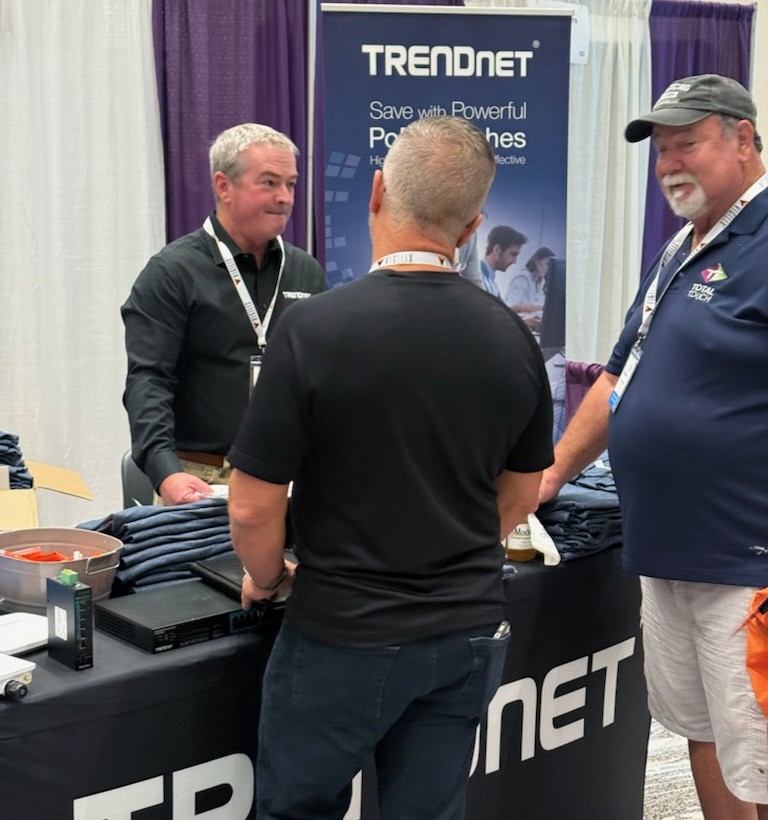 TRENDnet's tweet image. Thanks to everyone who stopped by our booth at the Retail Technology Solutions Summit! We had great discussions, shared exciting industry applications, and connected with some amazing retail tech pros. Let’s keep the momentum going — see you at the next one! #RTSS2025 #retailtech